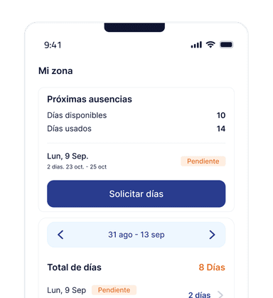 Gestión clara de vacaciones, ausencias y permisos con Flesip