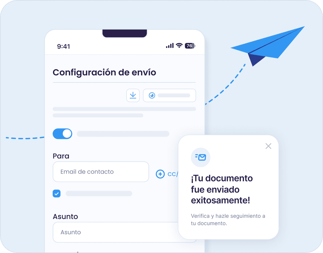 Con Flesip podrás enviar las facturas al correo electrónico de tus clientes en un solo clic
